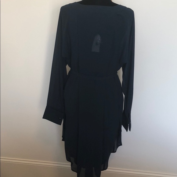 NWT Byron Lars navy shirt dress - Picture 3 of 8